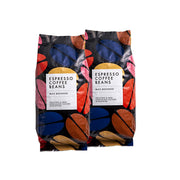 Two 1-kilogram bags of coffee beans