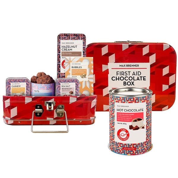 First Aid Chocolate Box & Hot Chocolate