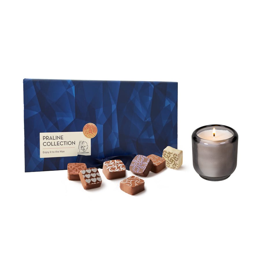 18 Luxury Pralines & a Scented Candle