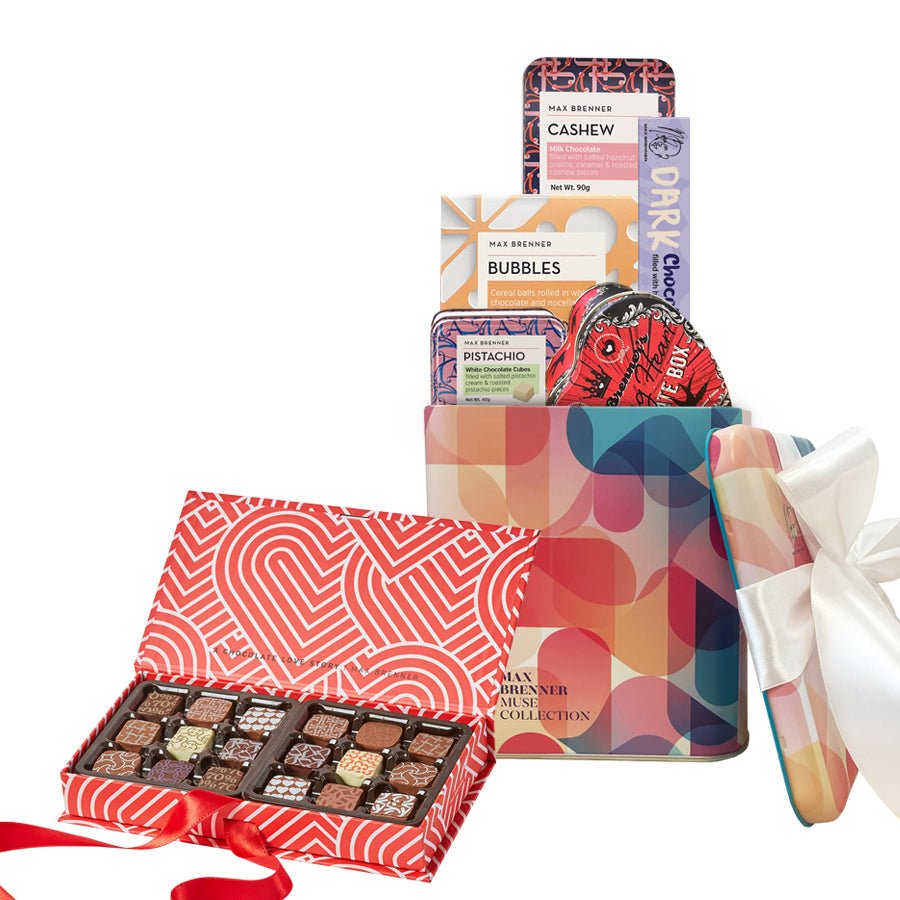 Muse Medium & 18-Piece Pralines: Love Story