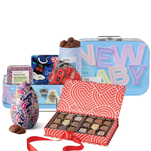 Maternity gift box and 18 pralines
