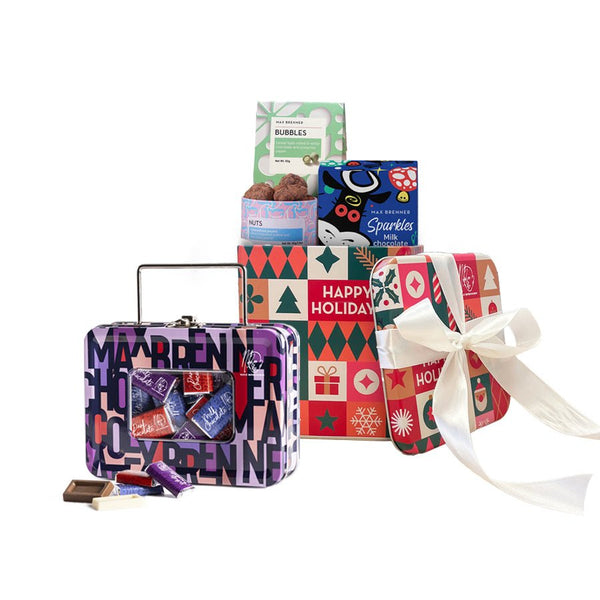 Winter Muse & Mini Chocolate Suitcase Napoleons