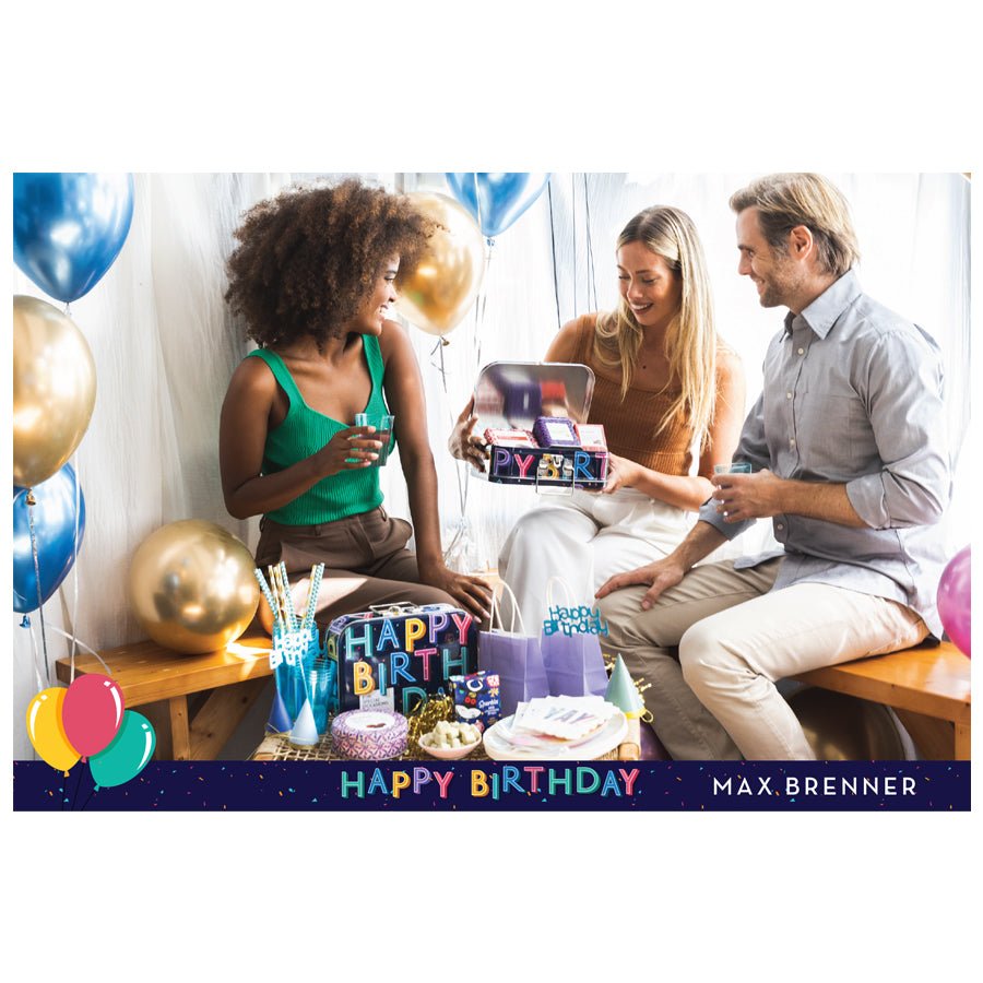 Birthday magnet with a personalized photo