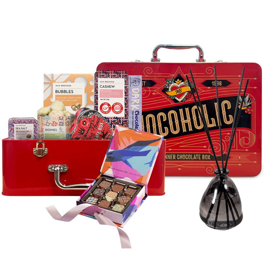 Chocoholic Premium Large Suitcase & מפיץ ריח