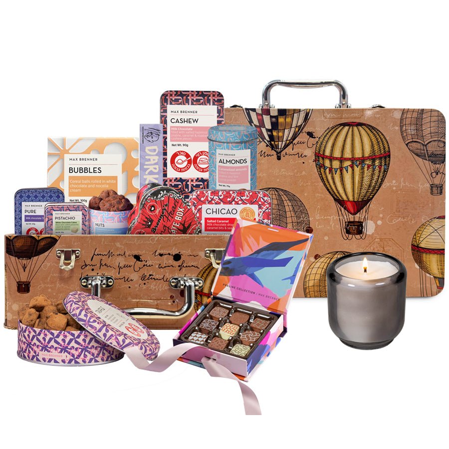 Collector's Exclusive Large Suitcase & נר ריחני