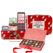 First Aid Suitcase & Love Story 18 Pralines