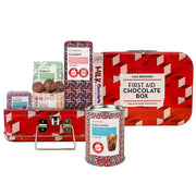 First Aid Chocolate Box & Iced Coffee