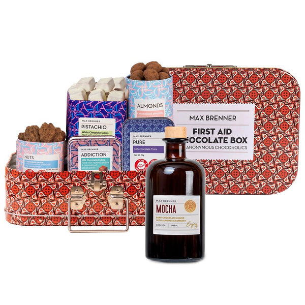 FIRST AID CHOCOLATE PREMIUM BOX &  MOCHA LIQUEUR