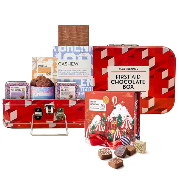 First Aid Chocolate Box & Winter 9 Pralines