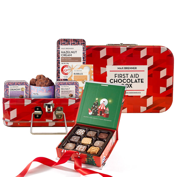 First Aid Chocolate Box & Winter 9 Pralines
