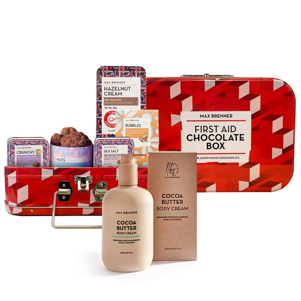 First Aid Chocolate Box & Body Cream