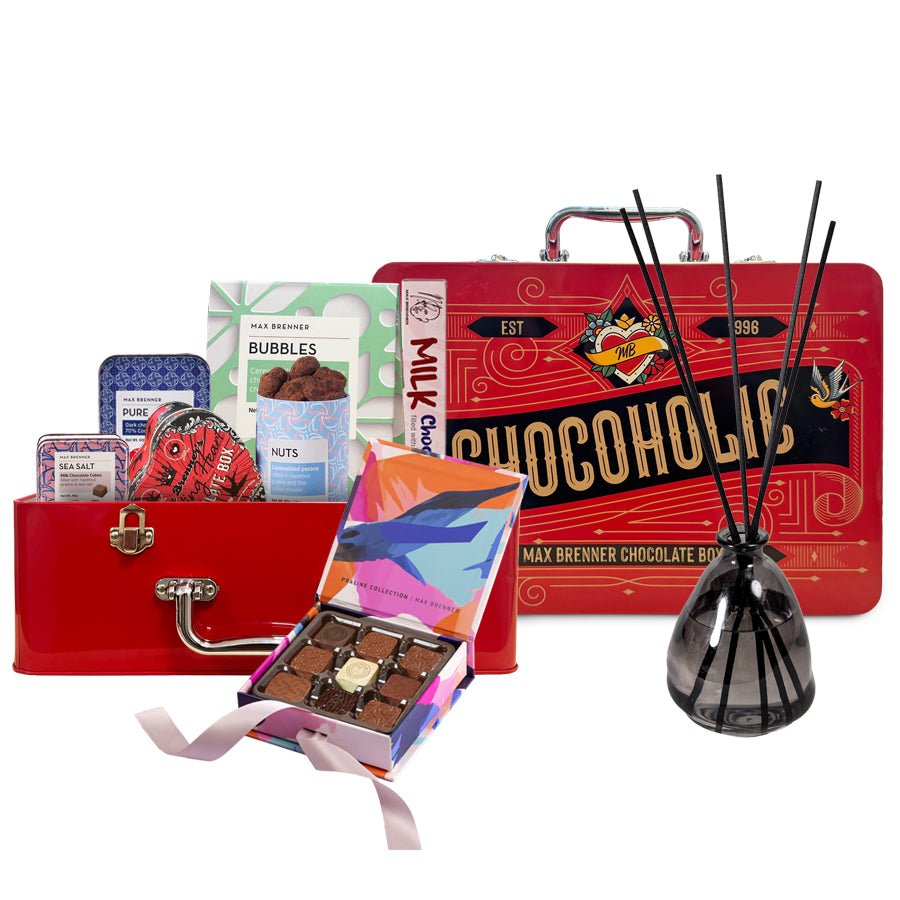 Chocoholic Premium Large Suitcase & מפיץ ריח