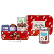 First Aid Chocolate Box & Iced Coffee
