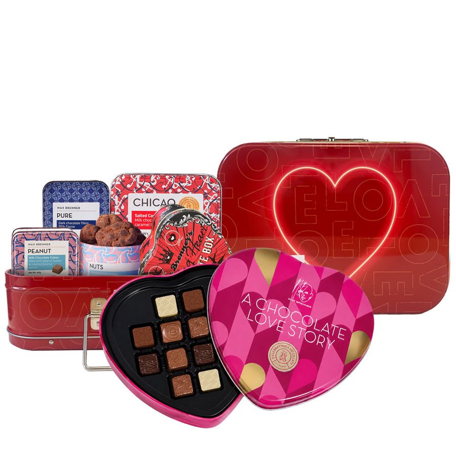 LOVE STORY BOX & 12pc Pralines Love Story