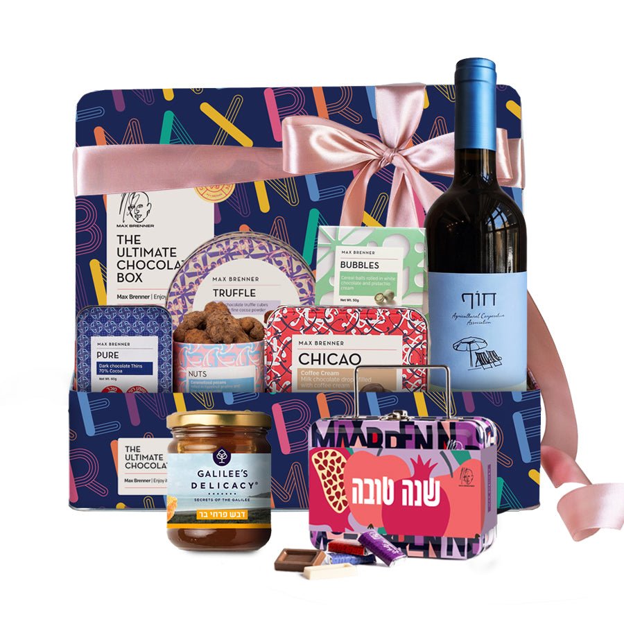 WINE & CHOCOLATE  ומיני מזוודת נפוליטנים לראש השנה