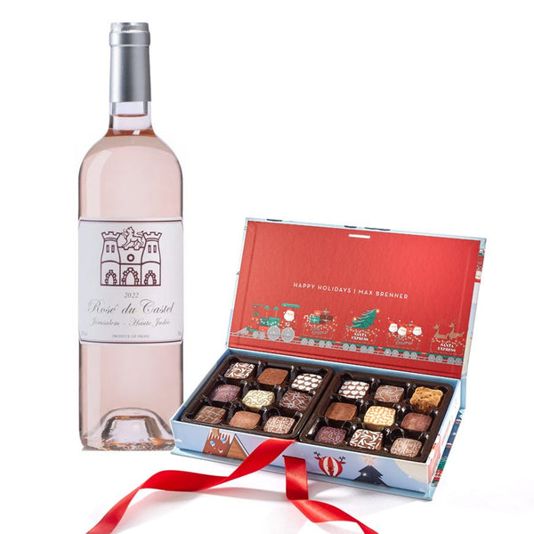 Winter 18pc Pralines & Rose Du Castle