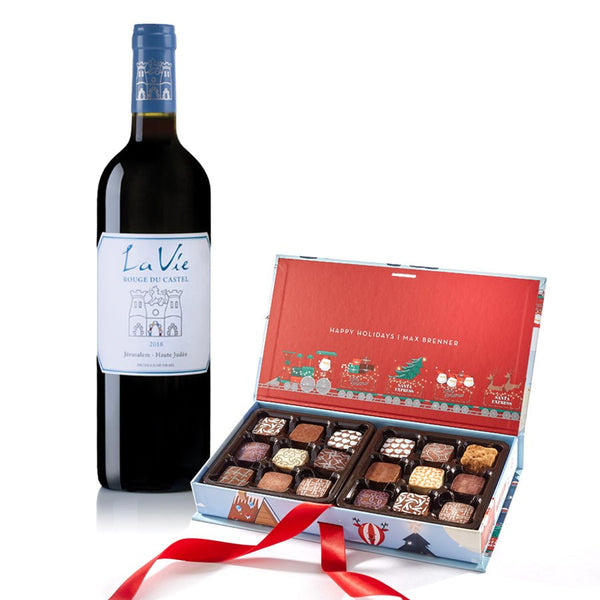 Winter 18pc Pralines & La Vie Rouge