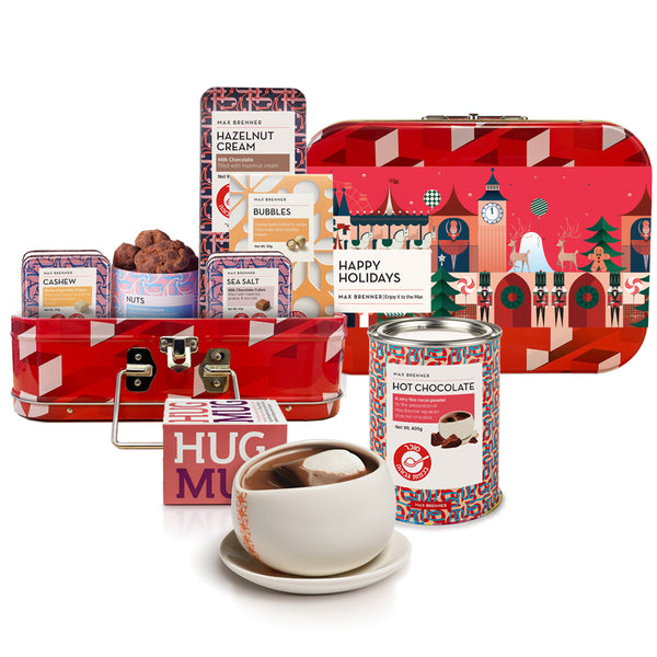 SWEET WINTER SUITCASE, Hug Mug & Hot Chocolate