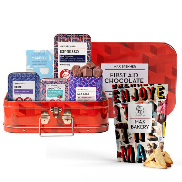 First Aid Chocolate Box- מארז שוקולד להחלמה מהירה ומארז 8 אוזני המן
