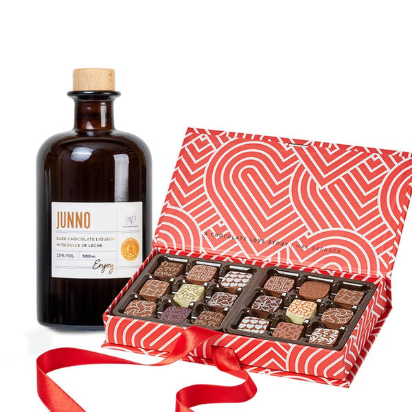 LOVE STORY 18  PRALINES & JUNNO LIQUEUR